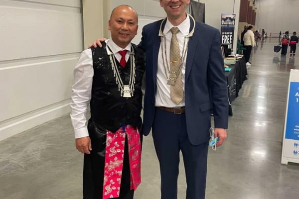 Tom at Hmong festival in West Allis